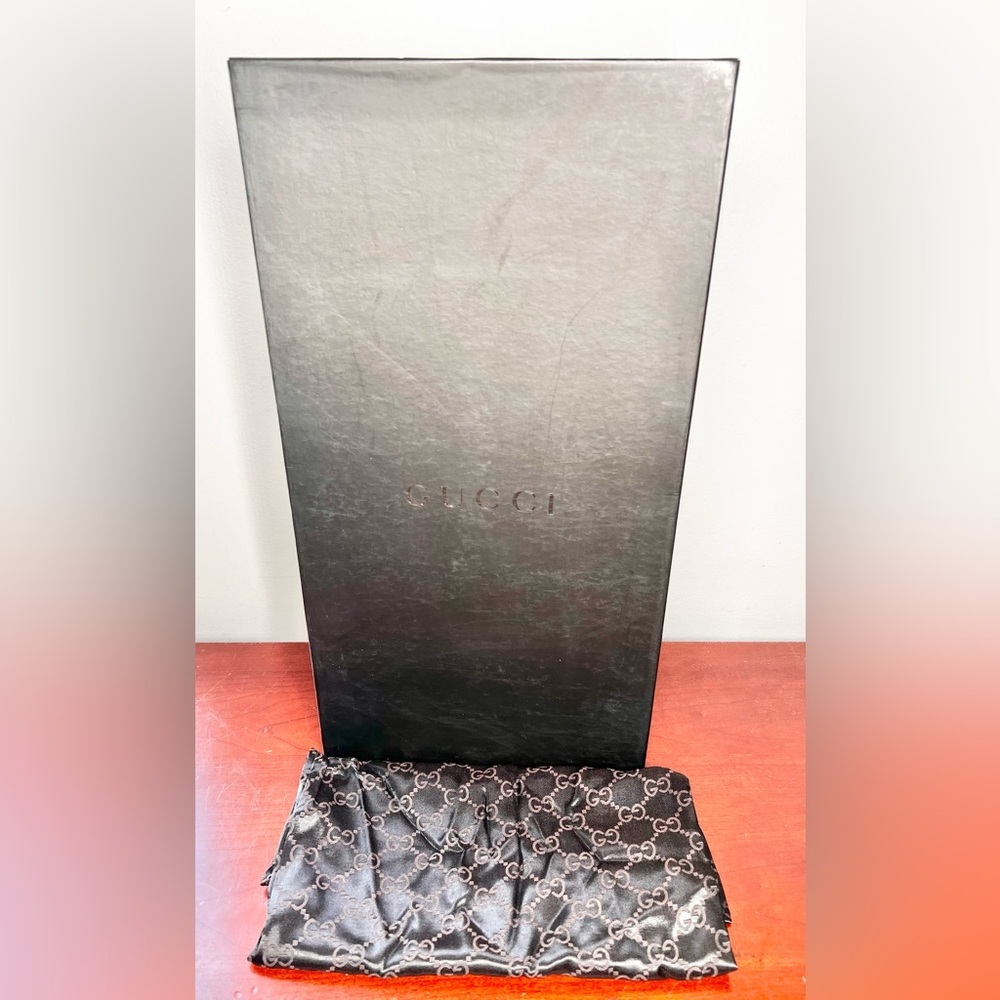RARE Tom Ford For Gucci RW 2003 Over The Knee Brown Boots Runway Size 6.5/ 36.5 - Picture 9 of 12